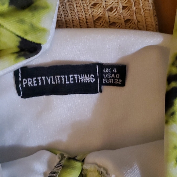 Yellow tie dye wrap Swim leopard cheetah print - Picture 3 of 4